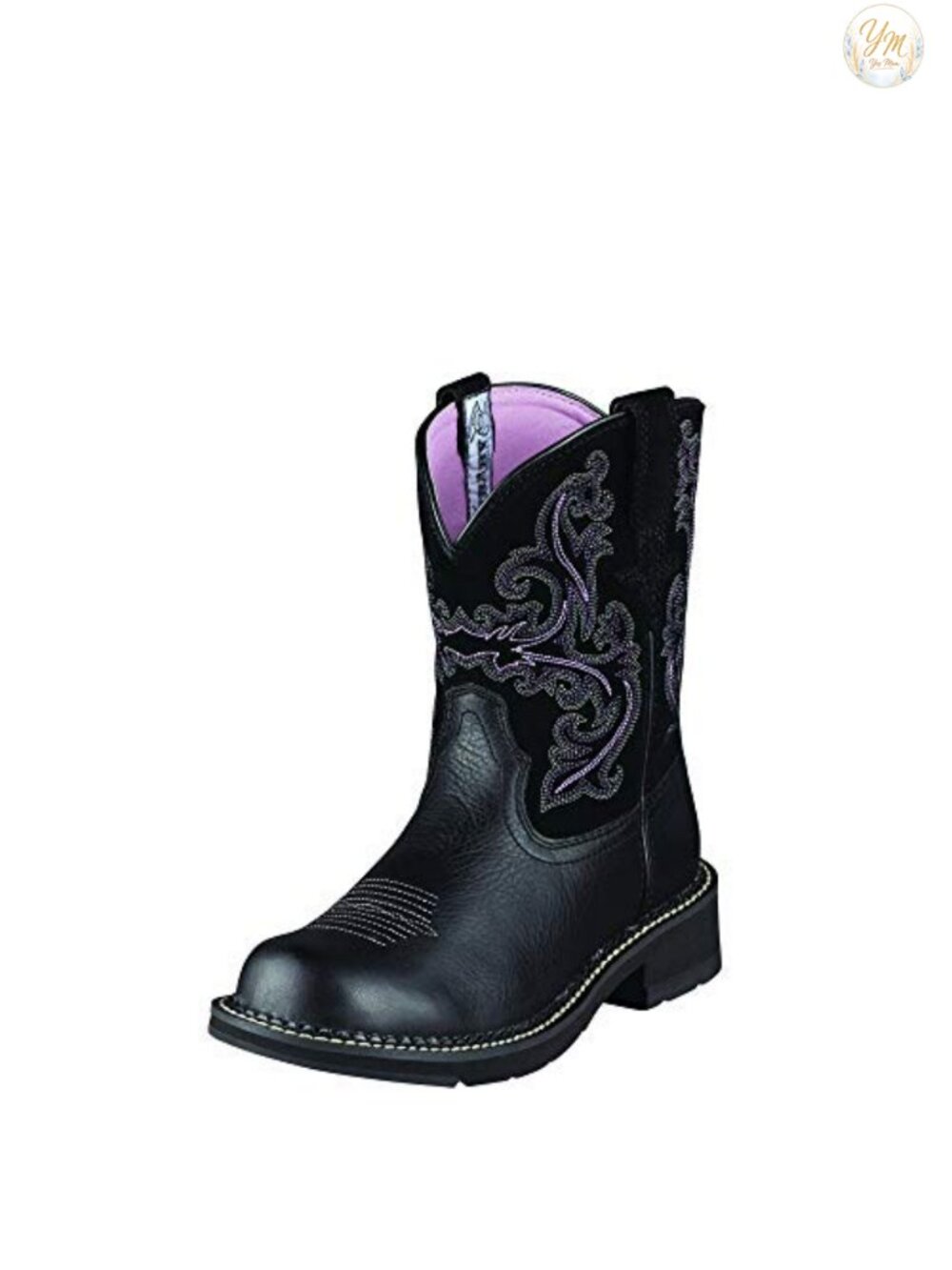 Ariat Women's Fatbaby II Western Boots Mid-Calf Leather Cowgirl Pull-On